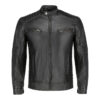 Men Black Leather Jacket 1