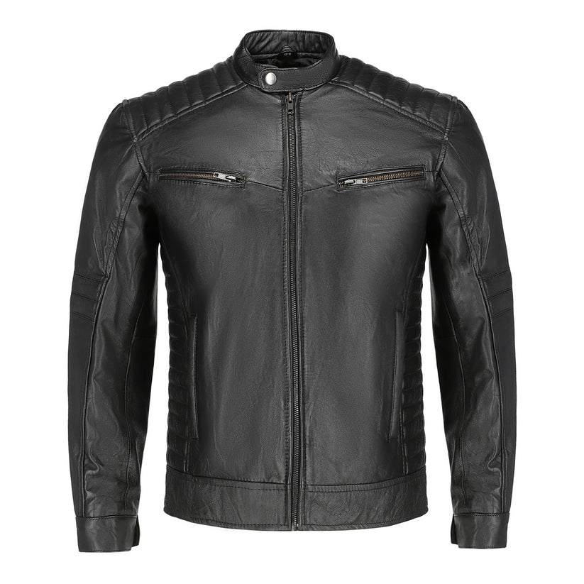 Men Black Leather Jacket 1