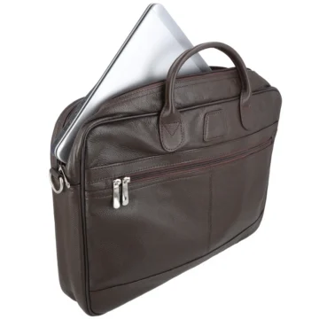 Brown Venture Vault Laptop Bag 1