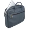 Navy Venture Vault Laptop Leather Bag 1