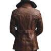 Men Issac Brown Leather Jacket d