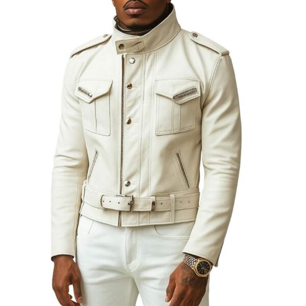 Men Jack White Premium Leather Jacket a