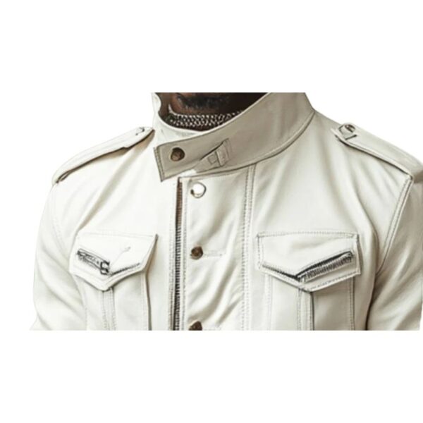 Men Jack White Premium Leather Jacket c