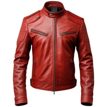Red Leather Jacket - Red Jacket a
