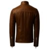 Men Reggie Brown Leather Jacket d