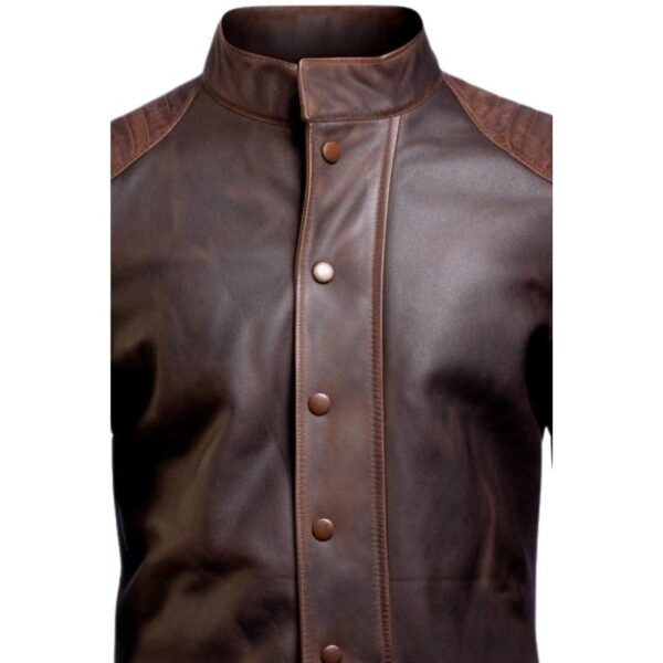Men's Daniel Brown Leather Jacket bb