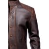 Men's Daniel Brown Leather Jacket cc