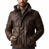 Men's Thomas Brown Leather Jacket a