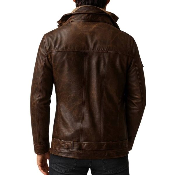 Men's Thomas Brown Leather Jacket d
