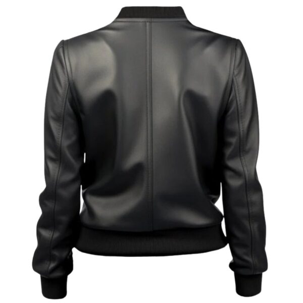 Women Biker Premium Leather Jacket d