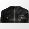 Women Esme Black Leather Jacket c