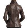 Women Florence Brown Leather Jacket c
