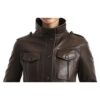 Women Florence Brown Leather Jacket d
