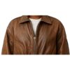 Women Maeve Brown Leather Jacket d