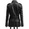 Women Matilda Black Leather Jacket d